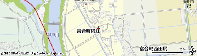 熊本県熊本市南区富合町硴江308周辺の地図
