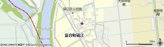 熊本県熊本市南区富合町硴江336周辺の地図