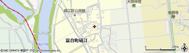 熊本県熊本市南区富合町硴江344周辺の地図