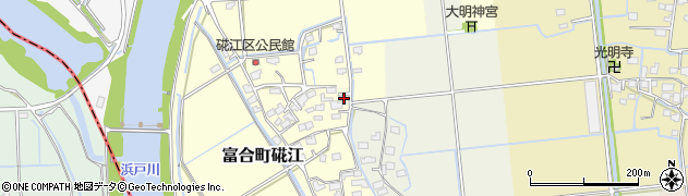熊本県熊本市南区富合町硴江345周辺の地図