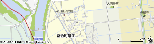 熊本県熊本市南区富合町硴江357周辺の地図
