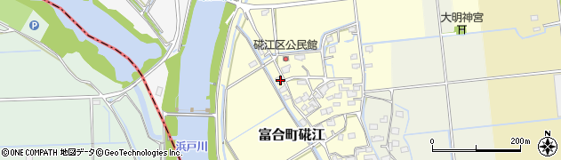 熊本県熊本市南区富合町硴江238周辺の地図