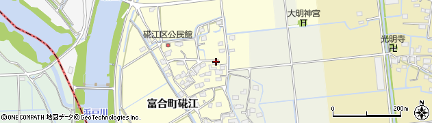 熊本県熊本市南区富合町硴江353周辺の地図