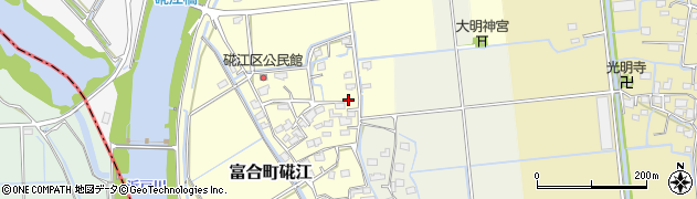 熊本県熊本市南区富合町硴江381周辺の地図