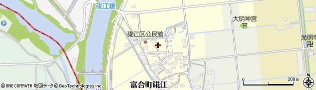 熊本県熊本市南区富合町硴江372周辺の地図