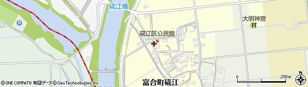 熊本県熊本市南区富合町硴江369周辺の地図