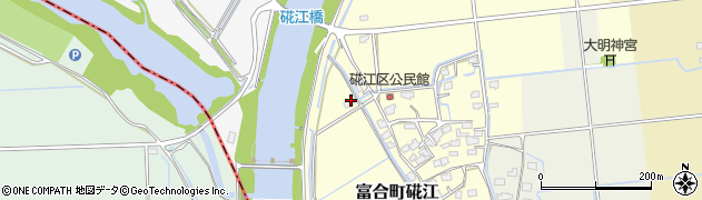 熊本県熊本市南区富合町硴江173周辺の地図