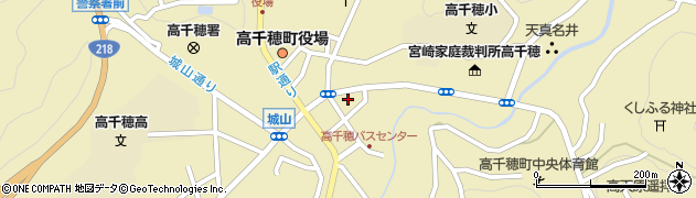 宮崎銀行高千穂支店 ＡＴＭ周辺の地図