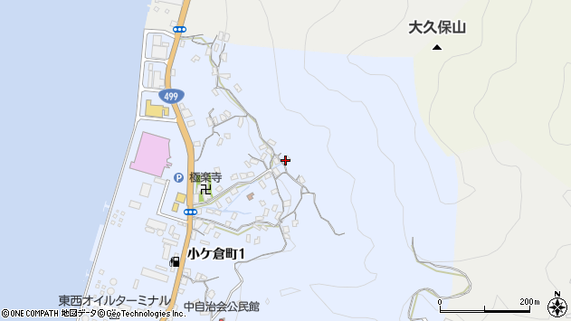 〒850-0961 長崎県長崎市小ケ倉町の地図