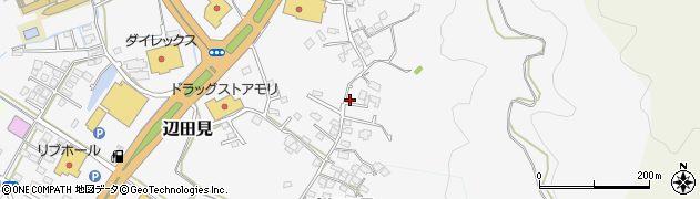 熊本県上益城郡御船町辺田見周辺の地図