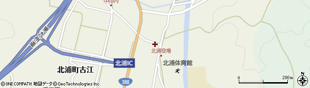 宮崎県延岡市北浦町古江1869周辺の地図