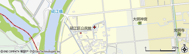 熊本県熊本市南区富合町硴江410周辺の地図