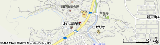 十八親和銀行新戸町支店周辺の地図