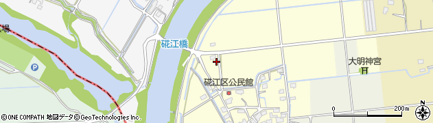 熊本県熊本市南区富合町硴江416周辺の地図