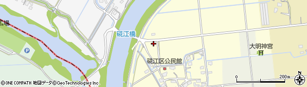 熊本県熊本市南区富合町硴江417周辺の地図