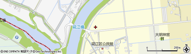 熊本県熊本市南区富合町硴江466周辺の地図