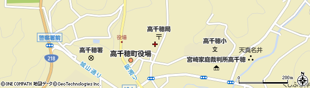 宮崎県庁職員労働組合　西臼杵支部周辺の地図