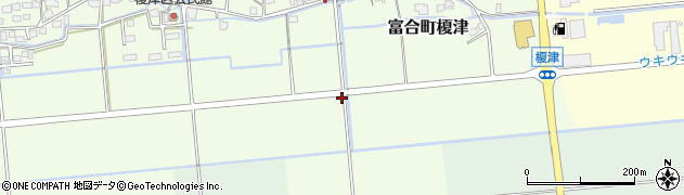 熊本県熊本市南区富合町榎津144周辺の地図