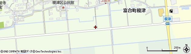 熊本県熊本市南区富合町榎津154周辺の地図