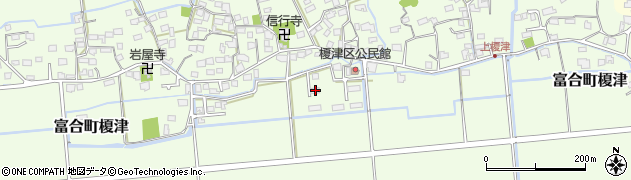 熊本県熊本市南区富合町榎津265周辺の地図