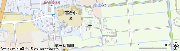 熊本県熊本市南区富合町榎津517周辺の地図