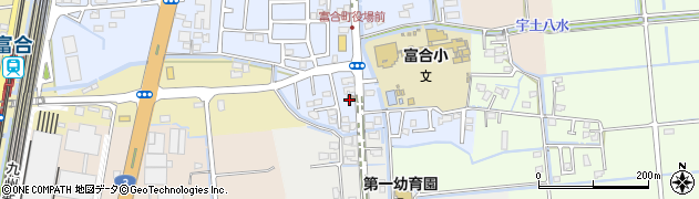 熊本南警察署　富合駐在所周辺の地図