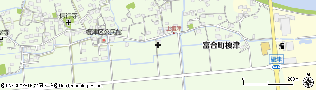 熊本県熊本市南区富合町榎津214周辺の地図