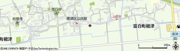 熊本県熊本市南区富合町榎津225周辺の地図