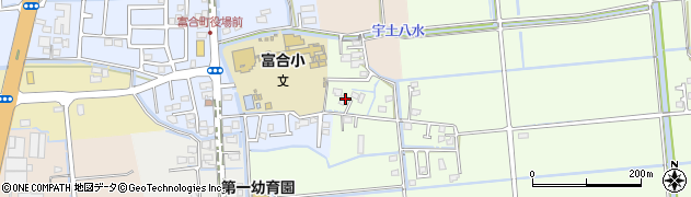 熊本県熊本市南区富合町榎津519周辺の地図