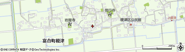 熊本県熊本市南区富合町榎津1036周辺の地図