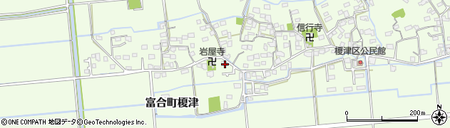 熊本県熊本市南区富合町榎津286周辺の地図