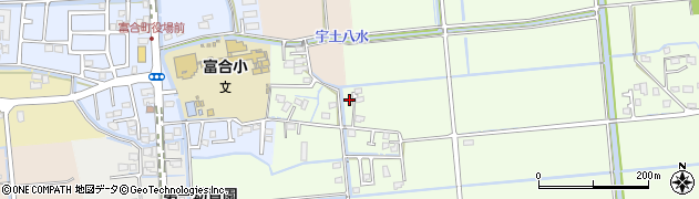 熊本県熊本市南区富合町榎津582周辺の地図