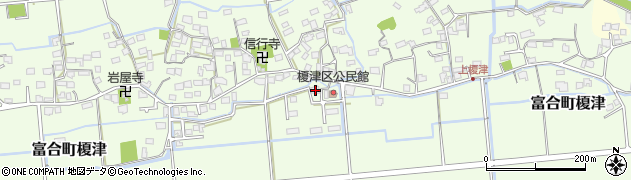 熊本県熊本市南区富合町榎津247周辺の地図