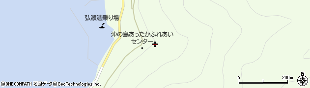 高知県宿毛市沖の島町弘瀬383周辺の地図