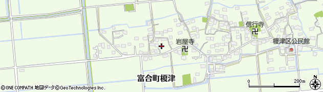 熊本県熊本市南区富合町榎津816周辺の地図