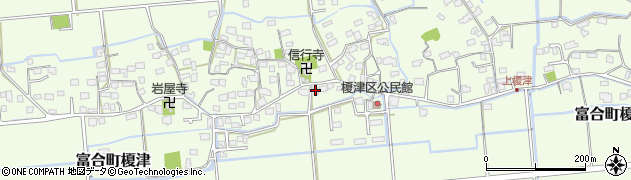 熊本県熊本市南区富合町榎津252周辺の地図