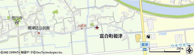 熊本県熊本市南区富合町榎津102周辺の地図