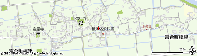 熊本県熊本市南区富合町榎津1098周辺の地図
