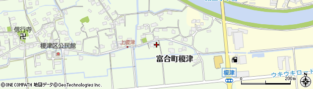 熊本県熊本市南区富合町榎津101周辺の地図