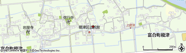 熊本県熊本市南区富合町榎津1145周辺の地図