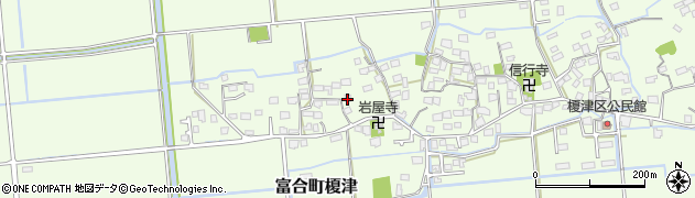 熊本県熊本市南区富合町榎津812周辺の地図