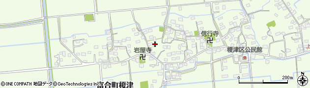 熊本県熊本市南区富合町榎津822周辺の地図