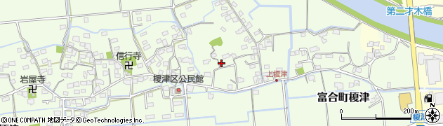 熊本県熊本市南区富合町榎津1188周辺の地図