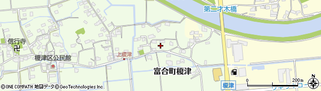 熊本県熊本市南区富合町榎津1374周辺の地図