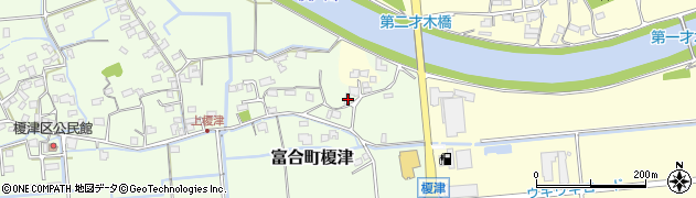 熊本県熊本市南区富合町榎津19周辺の地図