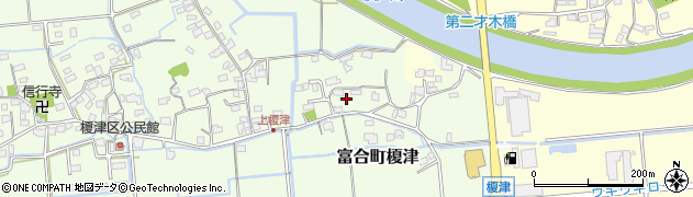熊本県熊本市南区富合町榎津1375周辺の地図
