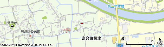 熊本県熊本市南区富合町榎津1371周辺の地図