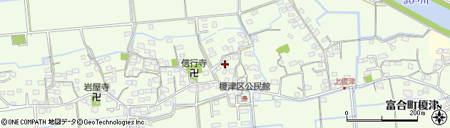熊本県熊本市南区富合町榎津1105周辺の地図