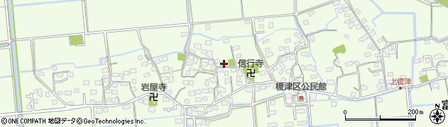 熊本県熊本市南区富合町榎津993周辺の地図