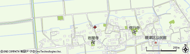 熊本県熊本市南区富合町榎津838周辺の地図